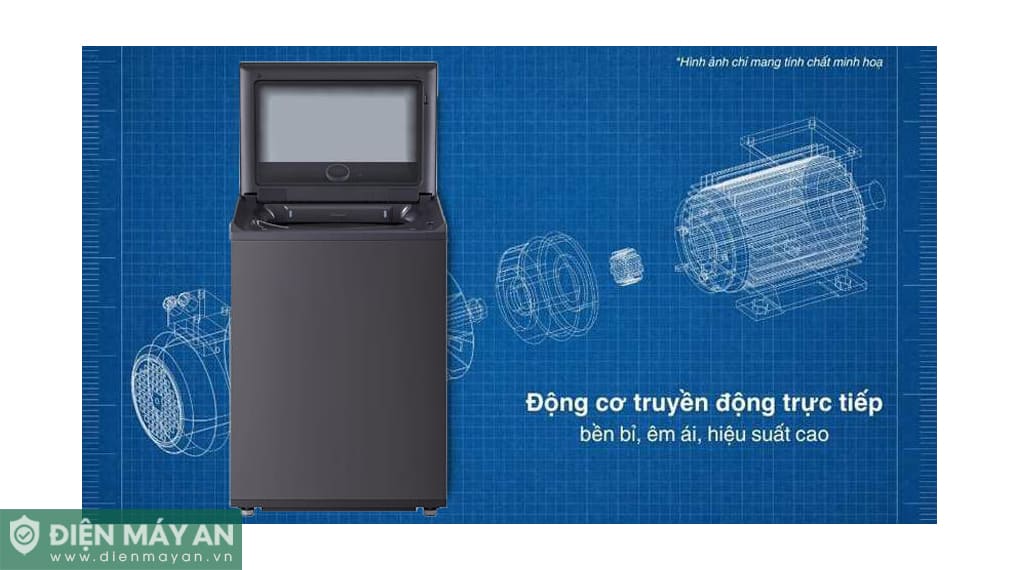 Máy giặt LG AI DD Inverter 25 kg TX2725AT9G